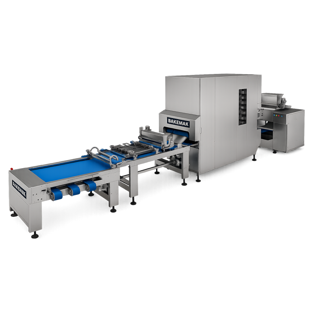 AUTOMATIC SANDWICH, HAMBURGER, AND ROLL BREAD, PRODUCTION LINE