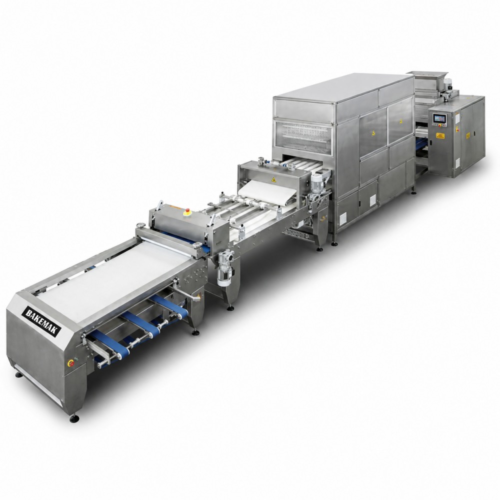 AUTOMATIC SANDWICH, HAMBURGER, AND ROLL BREAD, PRODUCTION LINE